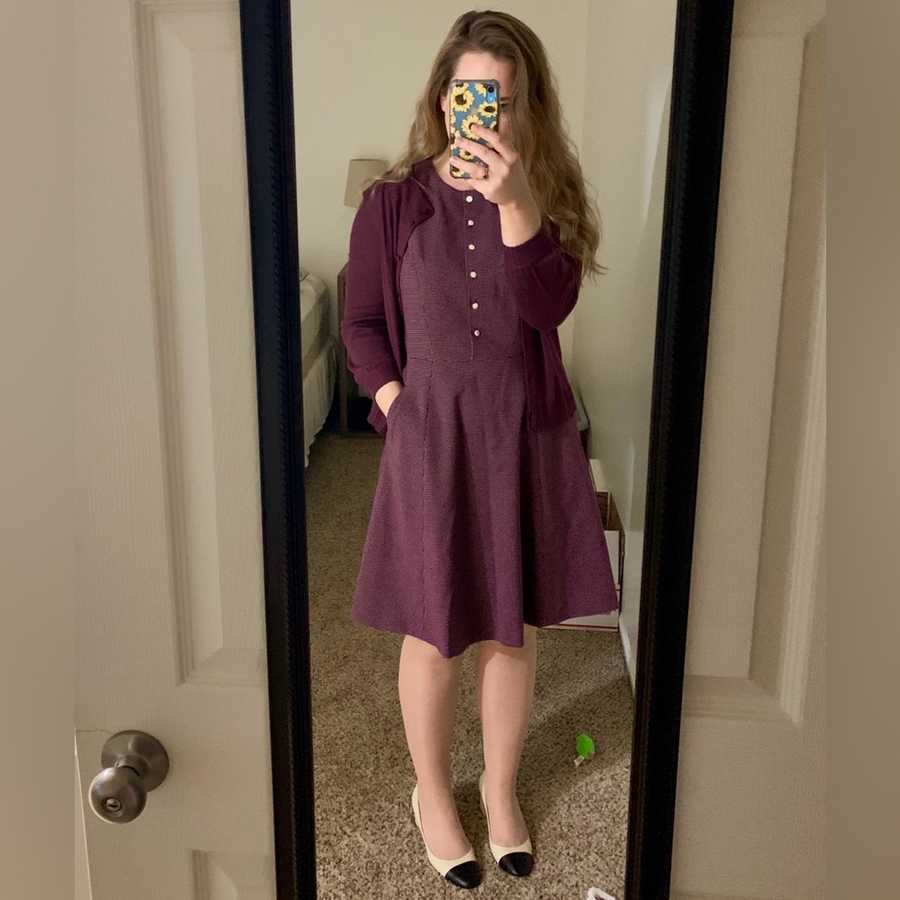 GAL MEETS GLAM Meg Fit & Flare Dress